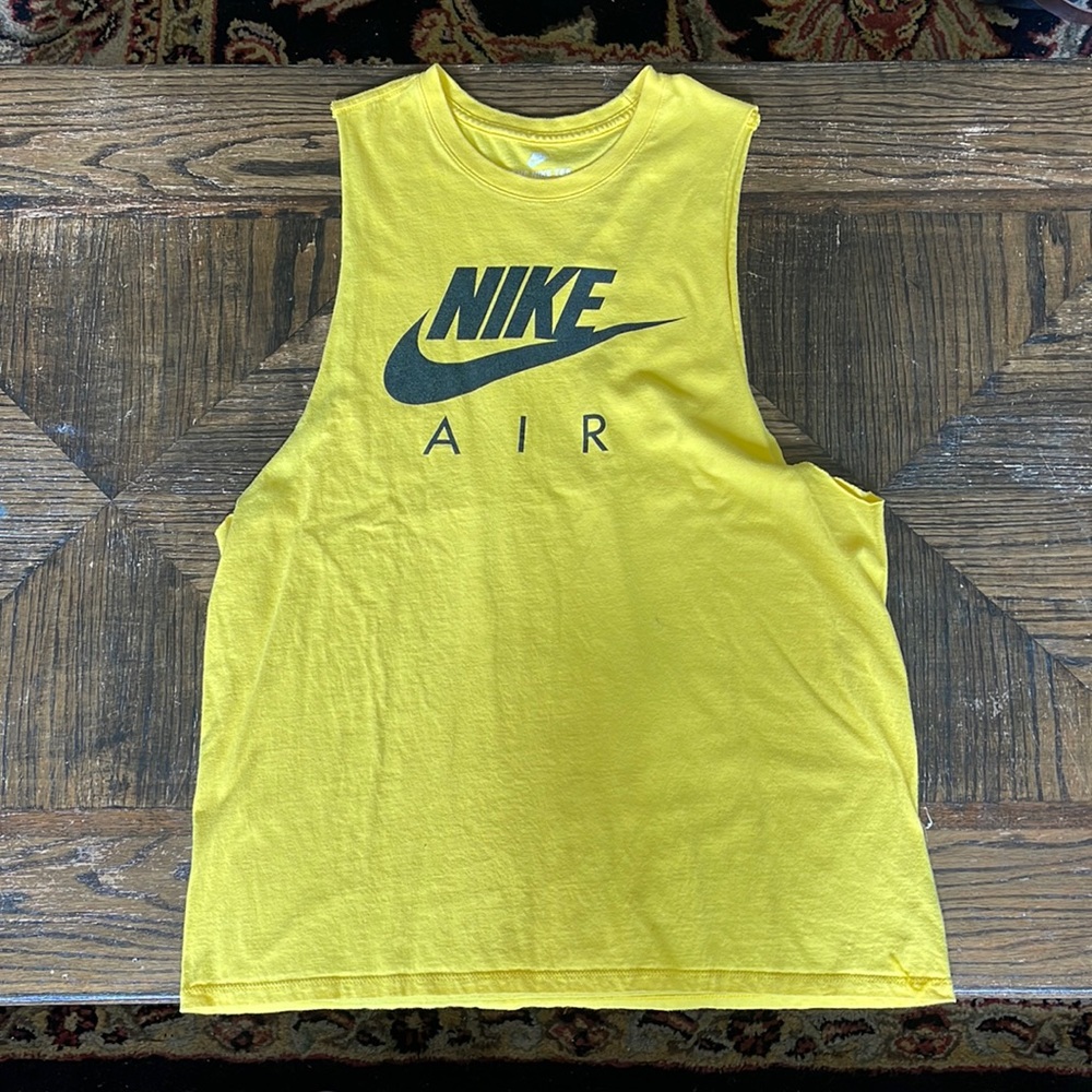 Nike Tee “Nike Air” Sleeveless Shirt (Yellow)